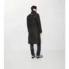 Lång geometrisk nylonblandad Trench Coat från Foxfield Lång geometrisk nylonblandad Trench Coat från Foxfield