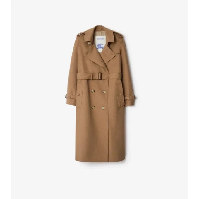 Lång Kensington-trenchcoat i kashmir Lång Kensington-trenchcoat i kashmir