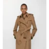 Lång Kensington-trenchcoat i kashmir Lång Kensington-trenchcoat i kashmir