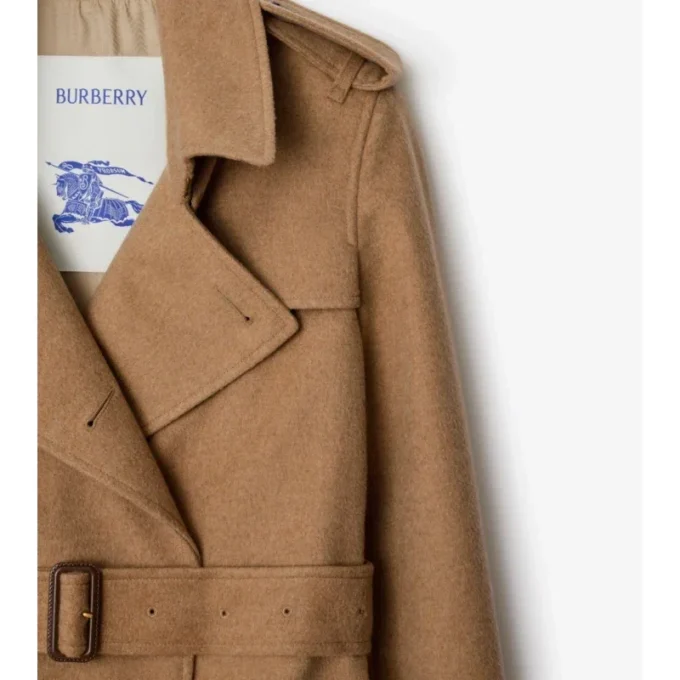 Lång Kensington-trenchcoat i kashmir Lång Kensington-trenchcoat i kashmir