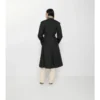 Lång nylon Car Coat med huva Lång nylon Car Coat med huva