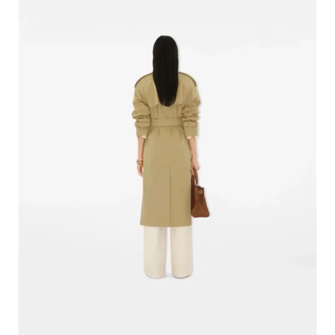 Lång rutig krage Castleford Trench Coat