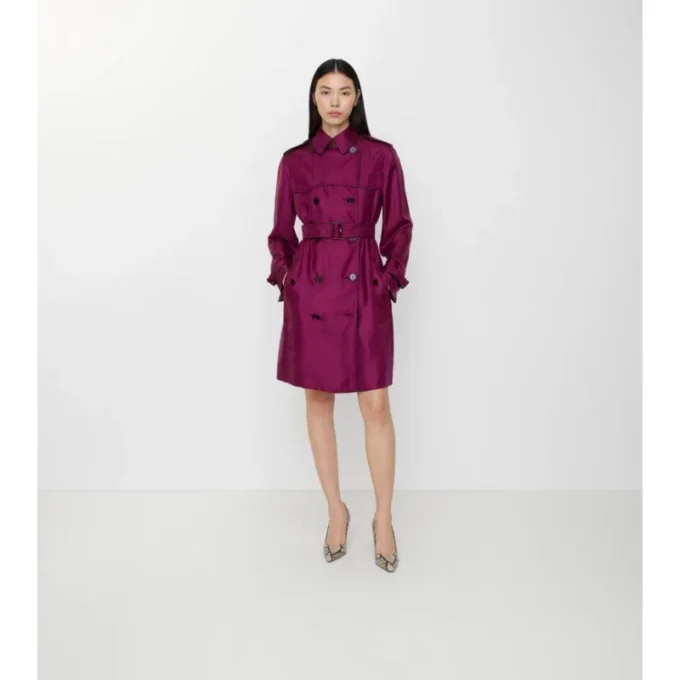 Lång silkesträncha Foxfield Trench Coat Lång silkesträncha Foxfield Trench Coat