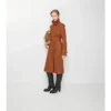 Lång Trench Coat i nubuck, Castleford Lång Trench Coat i nubuck, Castleford