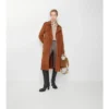 Lång Trench Coat i nubuck, Castleford Lång Trench Coat i nubuck, Castleford