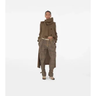 Lång Trench Coat i siden