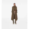 Lång Trench Coat i siden Lång Trench Coat i siden