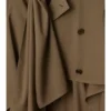 Lång Trench Coat i siden Lång Trench Coat i siden