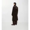 Lång trenchcoat i corduroy Lång trenchcoat i corduroy
