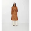 Lång trenchcoat i nylonblandning Lång trenchcoat i nylonblandning