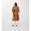 Lång trenchcoat i nylonblandning Lång trenchcoat i nylonblandning