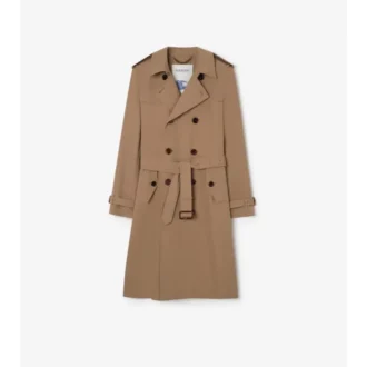 Lång trenchcoat i silke och bomull, Foxfield Lång trenchcoat i silke och bomull, Foxfield