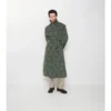Lång trenchcoat i viskosblandning i barockstil Lång trenchcoat i viskosblandning i barockstil