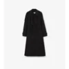 Lång Trerose-Trench Coat i canvas Lång Trerose-Trench Coat i canvas