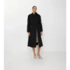 Lång Trerose-Trench Coat i canvas Lång Trerose-Trench Coat i canvas