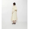 Lång Trerose-Trench Coat i canvas Lång Trerose-Trench Coat i canvas