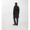 Lång, vadderad Trench Coat i bomull och nylon Lång, vadderad Trench Coat i bomull och nylon