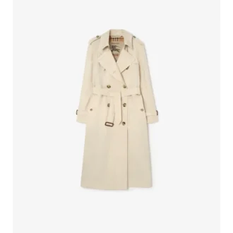 Lång Waterloo-trenchcoat i Tropical Gabardine