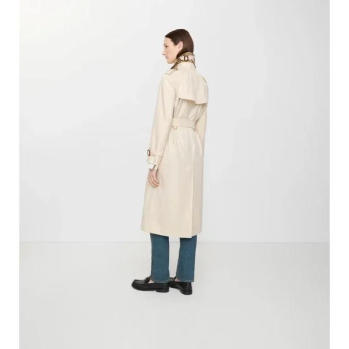 Lång Waterloo-trenchcoat i Tropical Gabardine Lång Waterloo-trenchcoat i Tropical Gabardine