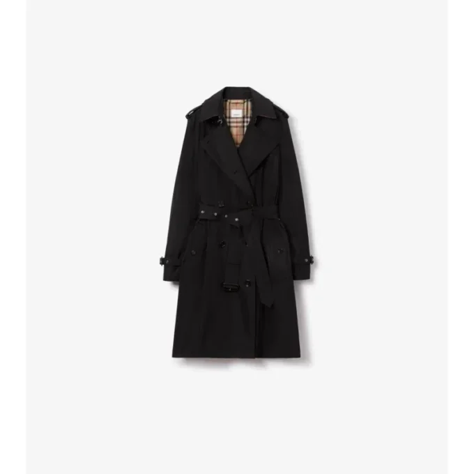 Lätt Kensington-Trench Coat i mellanglängd Lätt Kensington-Trench Coat i mellanglängd