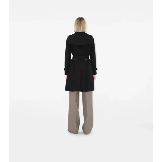 Lätt Kensington-Trench Coat i mellanglängd Lätt Kensington-Trench Coat i mellanglängd