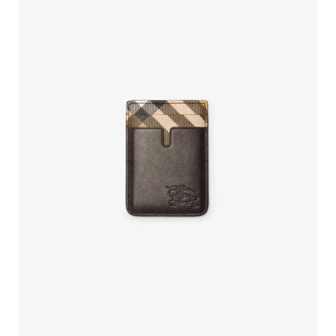 Magnetiskt kortfodral med rutmönster Magnetiskt kortfodral med rutmönster