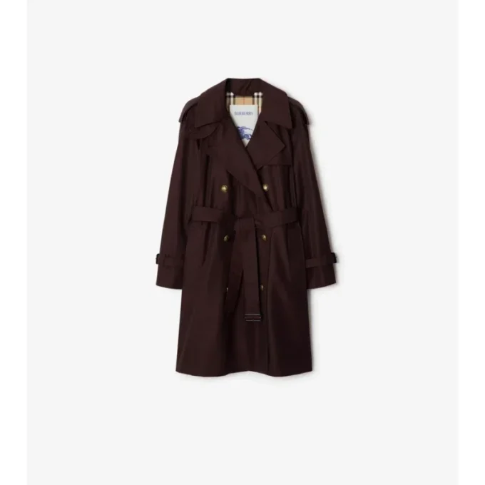 Medellång Gabardine Trench Coat från Castleford Medellång Gabardine Trench Coat från Castleford
