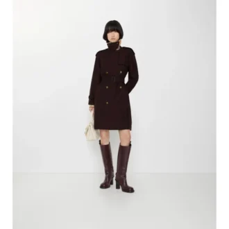 Medellång Gabardine Trench Coat från Castleford
