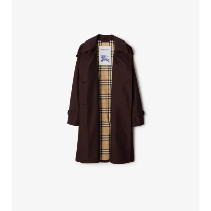 Medellång Gabardine Trench Coat från Castleford Medellång Gabardine Trench Coat från Castleford
