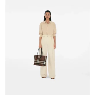 Medium Check Tote