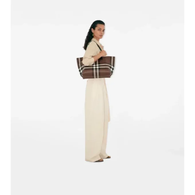 Medium Check Tote
