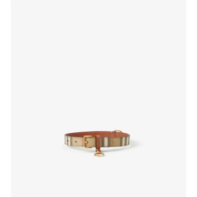 Medium hundhalsband med rutmönster Medium hundhalsband med rutmönster