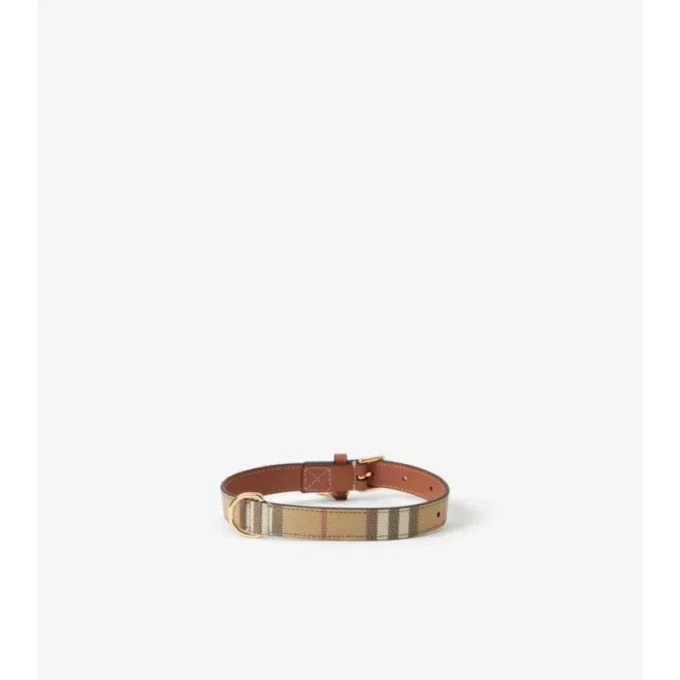 Medium hundhalsband med rutmönster Medium hundhalsband med rutmönster