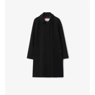 Mellanglång Camden-Car Coat i Gabardine