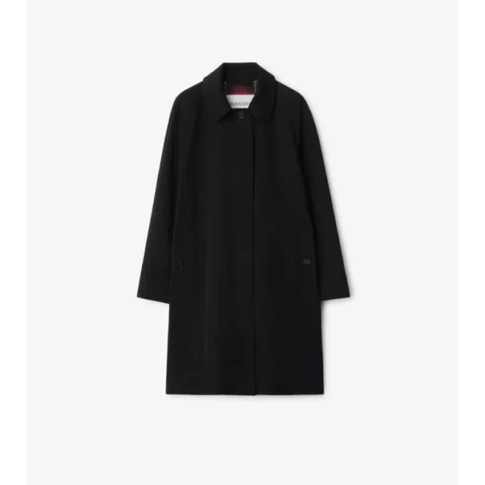 Mellanglång Camden-Car Coat i Gabardine Mellanglång Camden-Car Coat i Gabardine