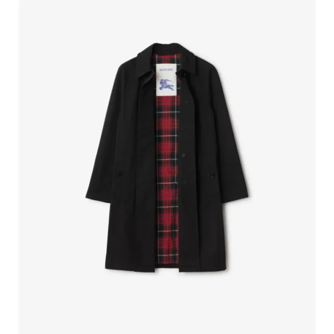 Mellanglång Camden-Car Coat i Gabardine Mellanglång Camden-Car Coat i Gabardine