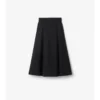 Midi-kjol i gabardine Midi-kjol i gabardine