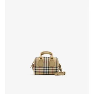 Mini Check Bowling Bag