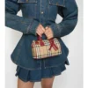 Mini Check Bowling Bag Mini Check Bowling Bag