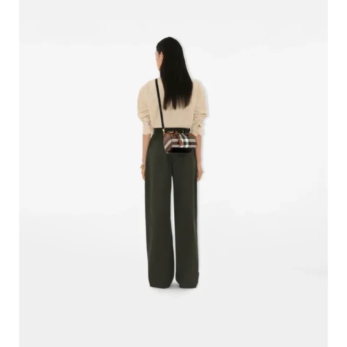 Mini Check Bowling Bag Mini Check Bowling Bag