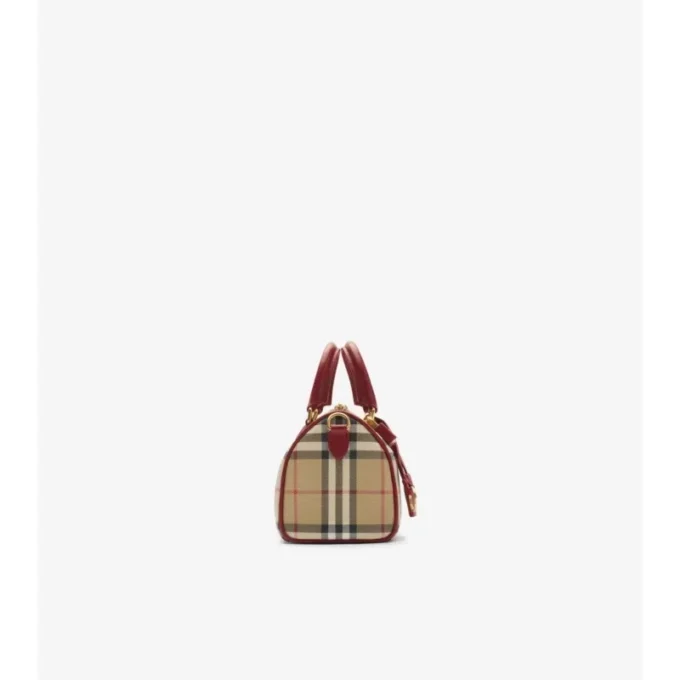 Mini Check Bowling Bag Mini Check Bowling Bag