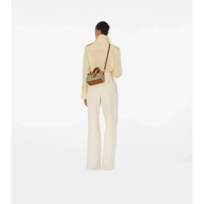 Mini Check Bowling Bag Mini Check Bowling Bag