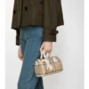 Mini Check Bowling Bag Mini Check Bowling Bag