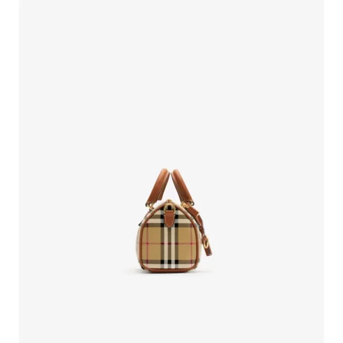 Mini Check Bowling Bag Mini Check Bowling Bag