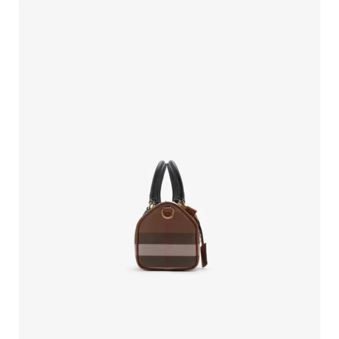 Mini Check Bowling Bag Mini Check Bowling Bag