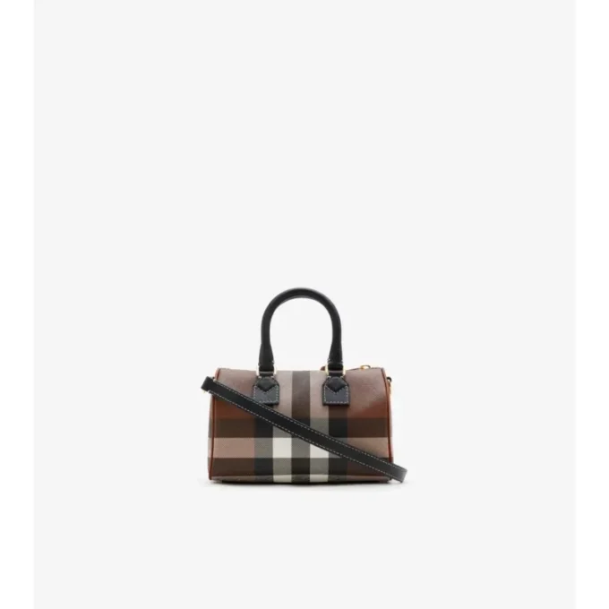 Mini Check Bowling Bag Mini Check Bowling Bag