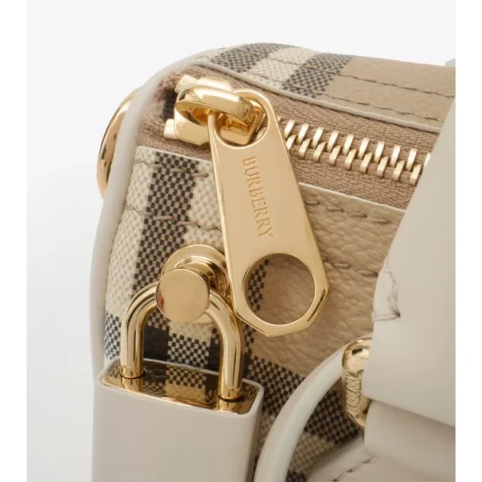 Mini Check Bowling Bag Mini Check Bowling Bag