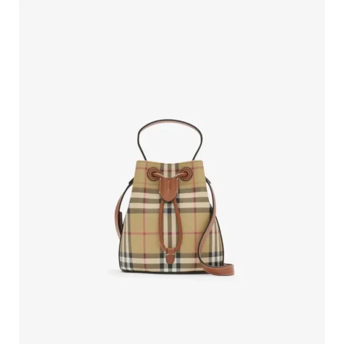 Mini Check Bucket Bag Mini Check Bucket Bag