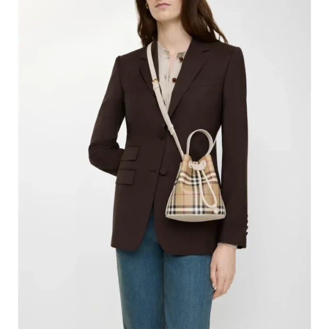 Mini Check Bucket Bag Mini Check Bucket Bag