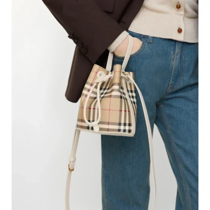 Mini Check Bucket Bag Mini Check Bucket Bag
